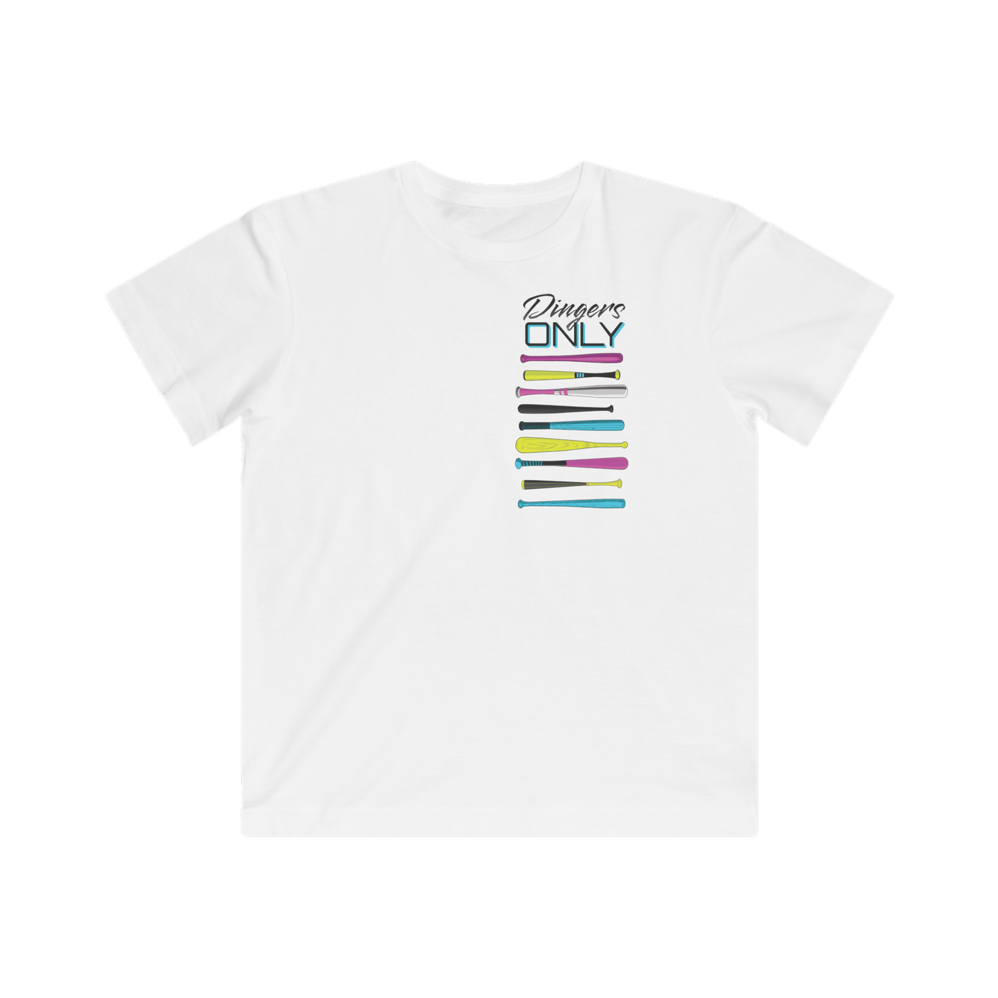 Dingers Only Youth Baseball T-Shirt