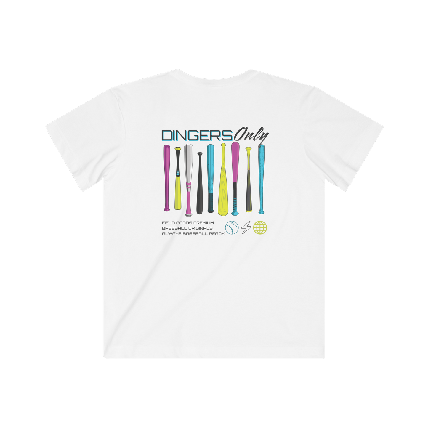 Dingers Only Youth Baseball T-Shirt