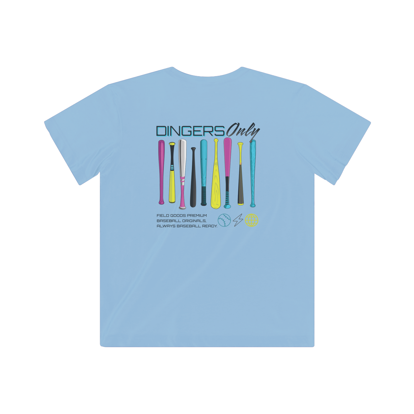 Dingers Only Youth Baseball T-Shirt