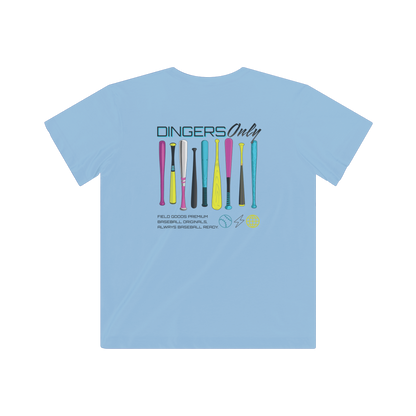 Dingers Only Youth Baseball T-Shirt