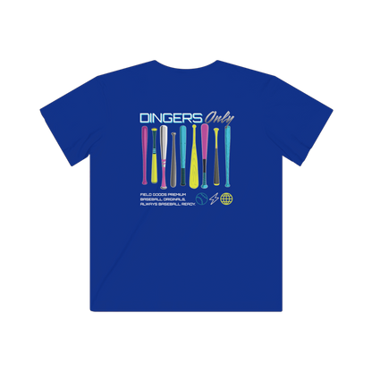 Dingers Only Youth Baseball T-Shirt